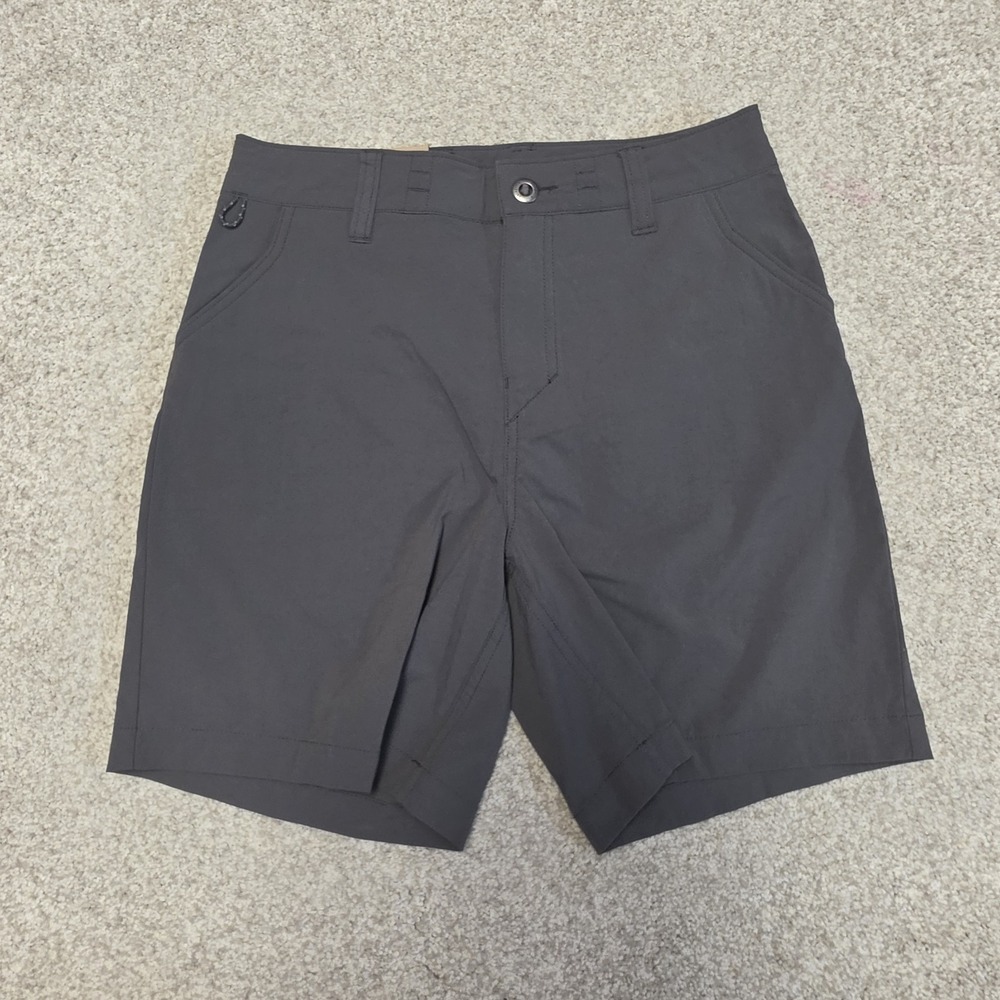Patagonia Quandary Shorts 7" Womens Sz 2 Utility Gray Hiking 58096 Nylon Stretch